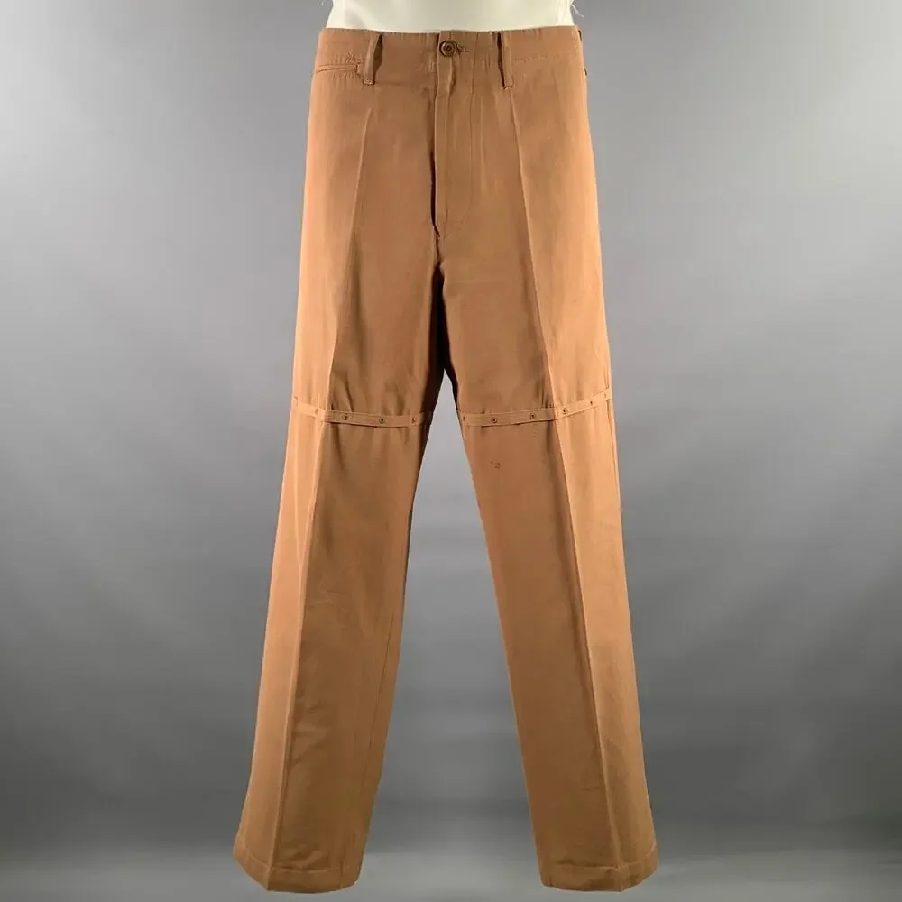 YOHJI YAMAMOTO Chest Size 50 Tan Cotton 40 33 Suit